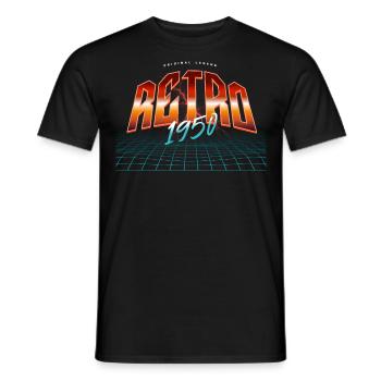 1950 Geburtsjahr Baujahr Geburtstag - Männer T-Shirt - Schwarz - Vorne - AI Model Male 178 light (178cm)