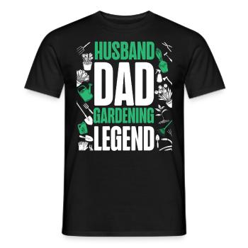 Plant Lover Gardening Dad Husband - Männer T-Shirt - Schwarz - Vorne - AI Model Male 178 light (178cm)