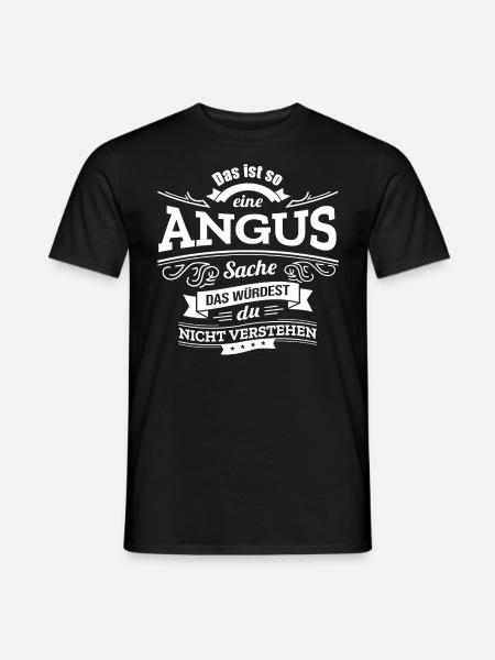 ANGUS, DER KATALYSATOR FÜR DEINEN ERFOLG - Männer T-Shirt - Schwarz