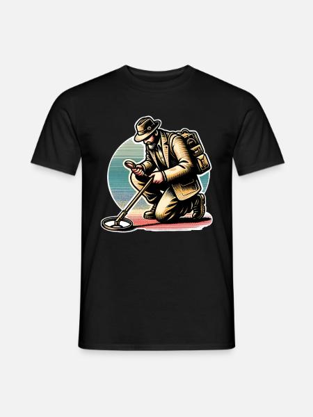 Probing Metal Detector - Men's T-Shirt - black