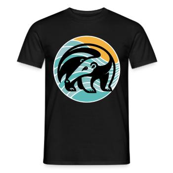 Anteater - Men's T-Shirt - black - Front - AI Model Male 178 light (178cm)