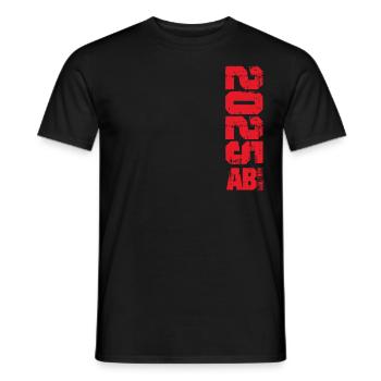 ABI 2025 Abitur Abschluss Lustiges Abiturienten - Männer T-Shirt - Schwarz - Vorne - AI Model Male 178 light (178cm)