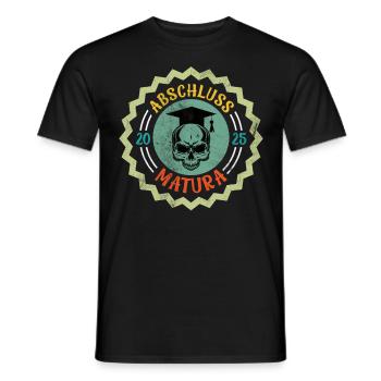 Maturant ABSCHLUSS MATURA Lustiges Matura - Männer T-Shirt - Schwarz - Vorne - AI Model Male 178 light (178cm)