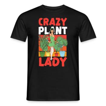 Plant Lover Gardening Crazy Plant - Männer T-Shirt - Schwarz - Vorne - AI Model Male 178 light (178cm)