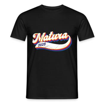 MATURA 2025 Maturanten Matura Abschluss Matura - Männer T-Shirt - Schwarz - Vorne - AI Model Male 178 light (178cm)