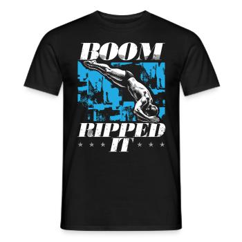 Springboard Diving Diving Diving Divers - Men's T-Shirt - black - Front - AI Model Male 178 light (178cm)