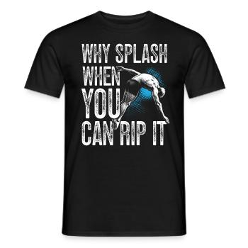 Springboard Diving Diving Diving Divers - Men's T-Shirt - black - Front - AI Model Male 178 light (178cm)