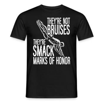 Springboard Diving Diving Diving Divers - Men's T-Shirt - black - Front - AI Model Male 178 light (178cm)
