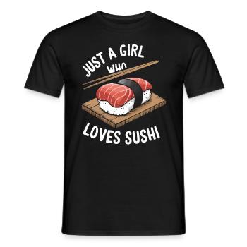 Sushi - T-shirt homme - noir - Devant - AI Model Male 178 light (178cm)