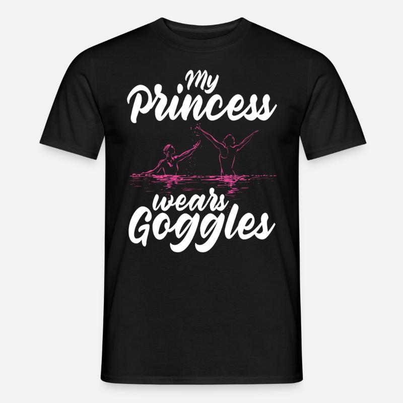 Synchronschwimmen Synchro Schwimmer - Männer T-Shirt - Schwarz