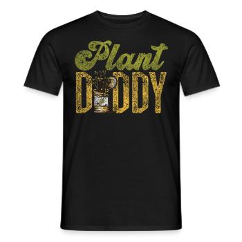 Plant Lover Gardening Plant Daddy - Männer T-Shirt - Schwarz - Vorne - AI Model Male 178 light (178cm)