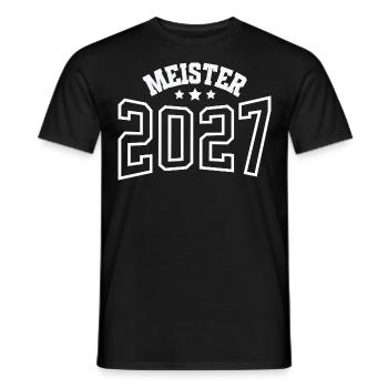 Champion 2027 - T-shirt homme - noir - Devant - AI Model Male 178 light (178cm)
