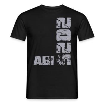 ABI 2025 Abitur Abschluss Lustiges Abiturienten - Männer T-Shirt - Schwarz - Vorne - AI Model Male 178 light (178cm)