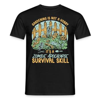 Plant Lover Gardening Gardening Is - Männer T-Shirt - Schwarz - Vorne - AI Model Male 178 light (178cm)