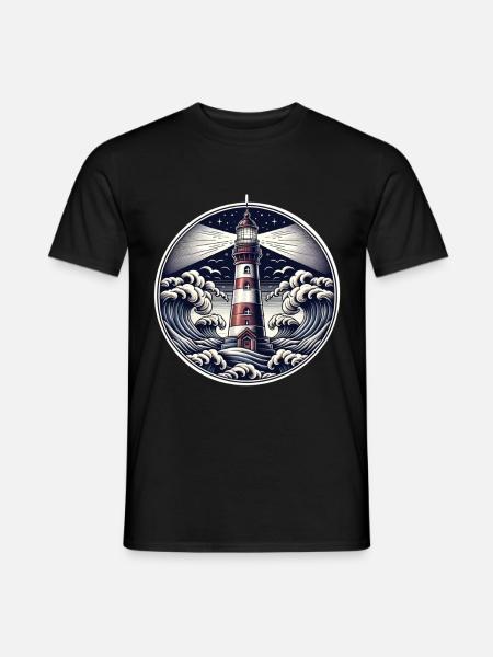 Lighthouse - Men's T-Shirt - black