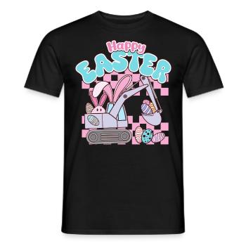 Happy Easter - Männer T-Shirt - Schwarz - Vorne - AI Model Male 178 light (178cm)