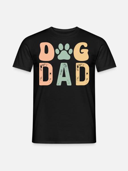 Dog Dad - Men's T-Shirt - black