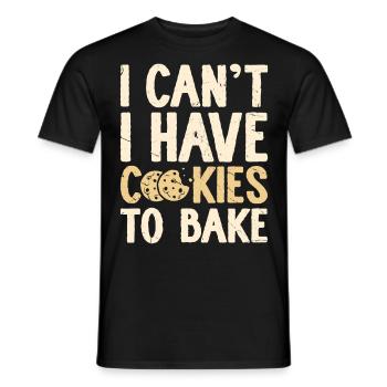 Boulangerie Boulangerie Boulangerie - T-shirt homme - noir - Devant - AI Model Male 178 light (178cm)
