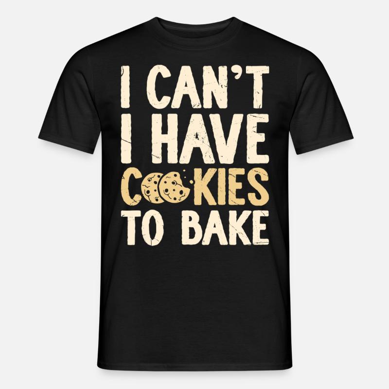 Backen Bäcker Bäckerei - Männer T-Shirt - Schwarz