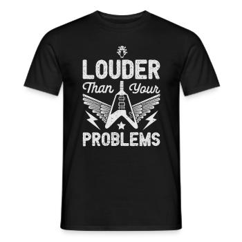 Rock and roll - T-shirt homme - noir - Devant - AI Model Male 178 light (178cm)
