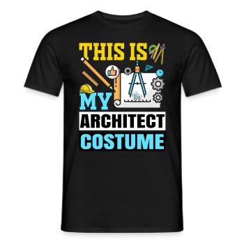 Architect - Men's T-Shirt - black - Front - AI Model Male 178 light (178cm)