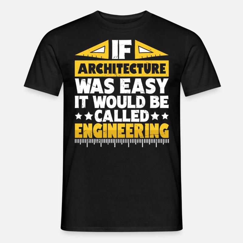 Architect - Men’s T-shirt - black