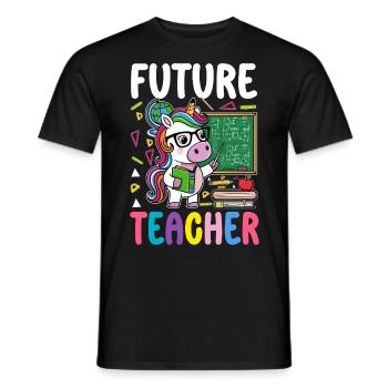 Future Teacher - Männer T-Shirt - Schwarz - Vorne - AI Model Male 178 light (178cm)