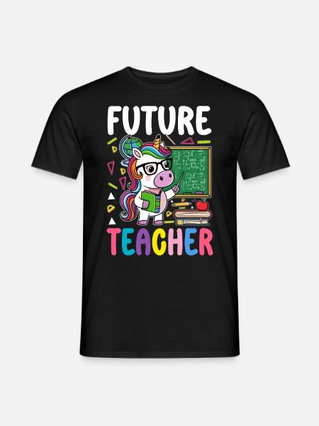 Future Teacher - Männer T-Shirt - Schwarz