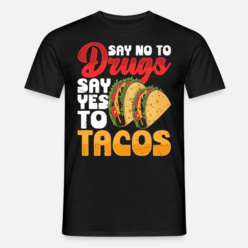 Tacos - Männer T-Shirt - Schwarz