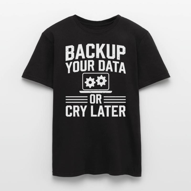 Support Administrateur Nerd Computer Tech T-shirt homme
