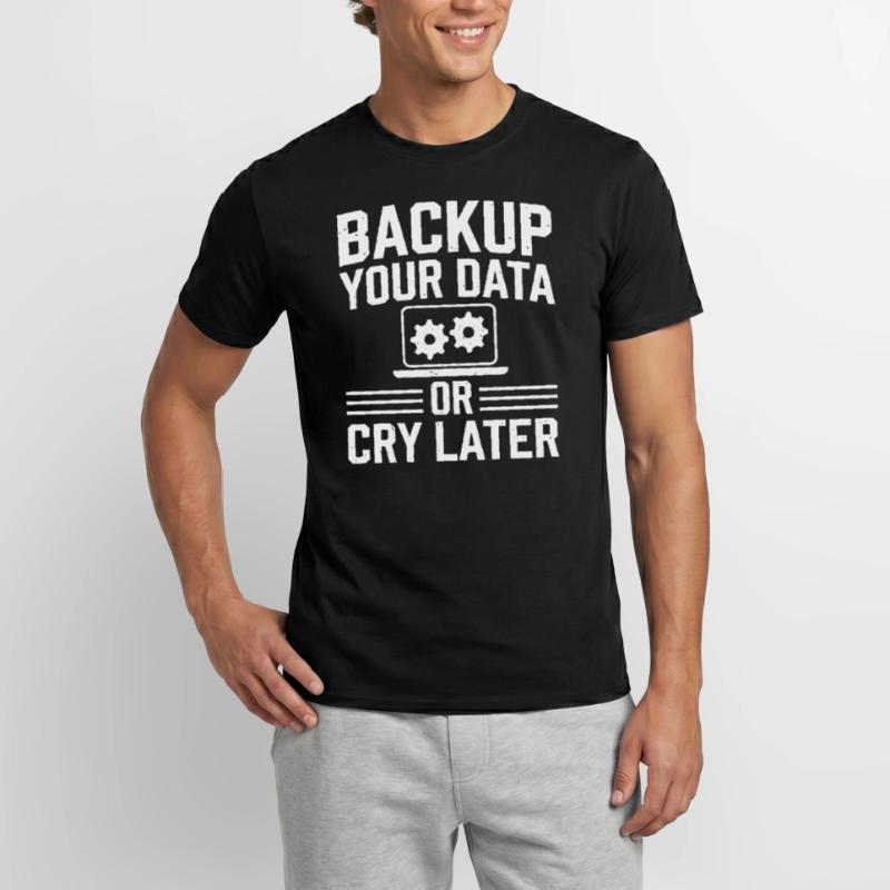 Administrator Support Nerd Computer Tech Men’s T-shirt