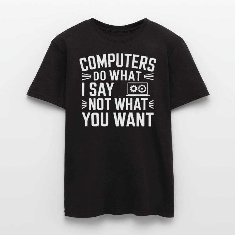 Support Administrateur Nerd Computer Tech T-shirt homme
