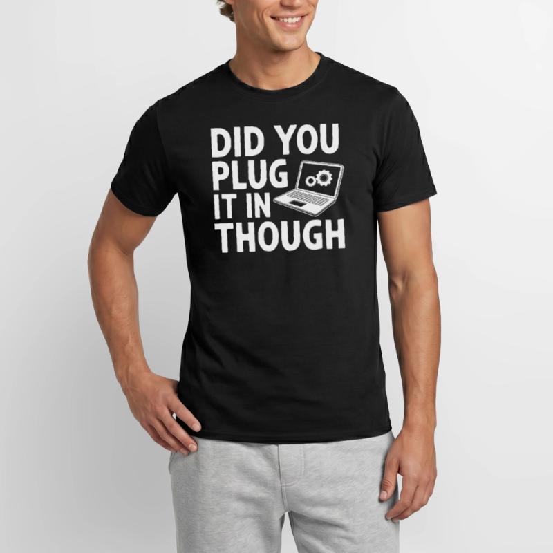Administrator Support Nerd Computer Tech Men’s T-shirt