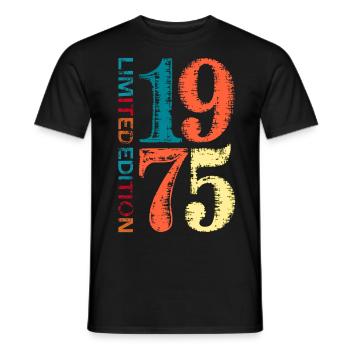 Legend 1975 50th Birthday Gifts for Men Women 50 Y - T-shirt homme - noir - Devant - AI Model Male 178 light (178cm)