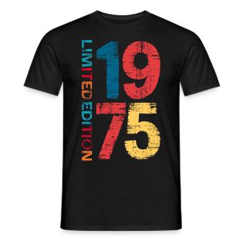 Legend 1975 50th Birthday Gifts for Men Women 50 Y - T-shirt homme - noir - Devant - AI Model Male 178 light (178cm)