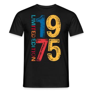 Legend 1975 50th Birthday Gifts for Men Women 50 Y - T-shirt homme - noir - Devant - AI Model Male 178 light (178cm)