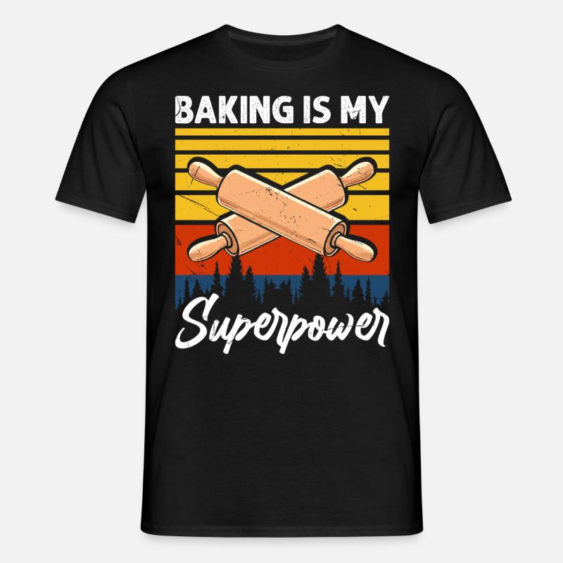 Baking Baker Bakery - Men's T-Shirt - black