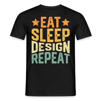 Architekt - Männer T-Shirt - Schwarz - Vorne - AI Model Male 178 light (178cm)