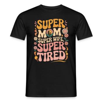 Mama - Männer T-Shirt - Schwarz - Vorne - AI Model Male 178 light (178cm)