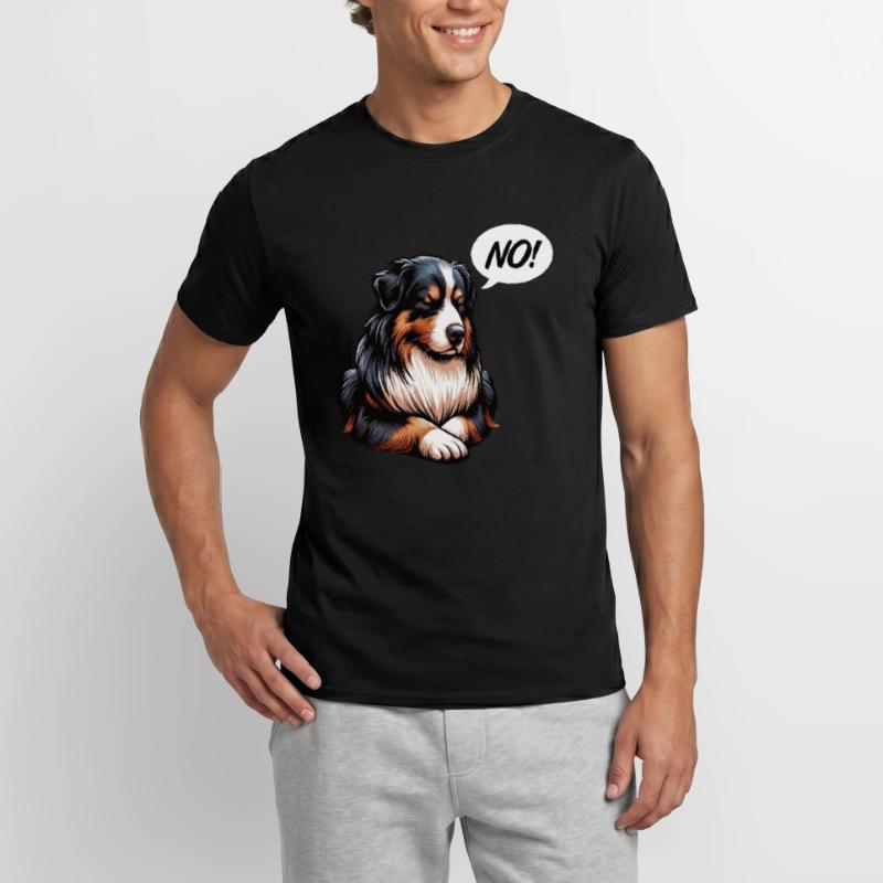 Pas de berger australien Aussie Propriétaire d’un Aussie T-shirt homme