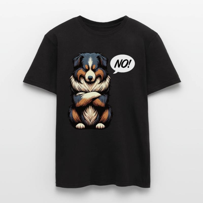No Australian Shepherd Aussie Aussiebesitzer Männer T-Shirt