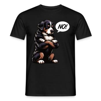 No Berner Sennenhund Sennenhunde Sennen Besitzer - Männer T-Shirt - Schwarz - Vorne - AI Model Male 178 light (178cm)