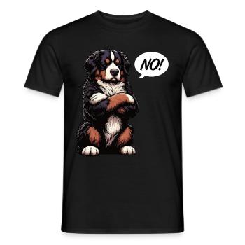No Bernese Mountain Dog Mountain Dogs Mountain Dogs Owners - Men's T-Shirt - black - Front - AI Model Male 178 light (178cm)