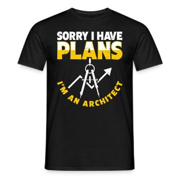 Architekt - Männer T-Shirt - Schwarz - Vorne - AI Model Male 178 light (178cm)