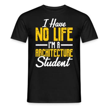 Architekt - Männer T-Shirt - Schwarz - Vorne - AI Model Male 178 light (178cm)