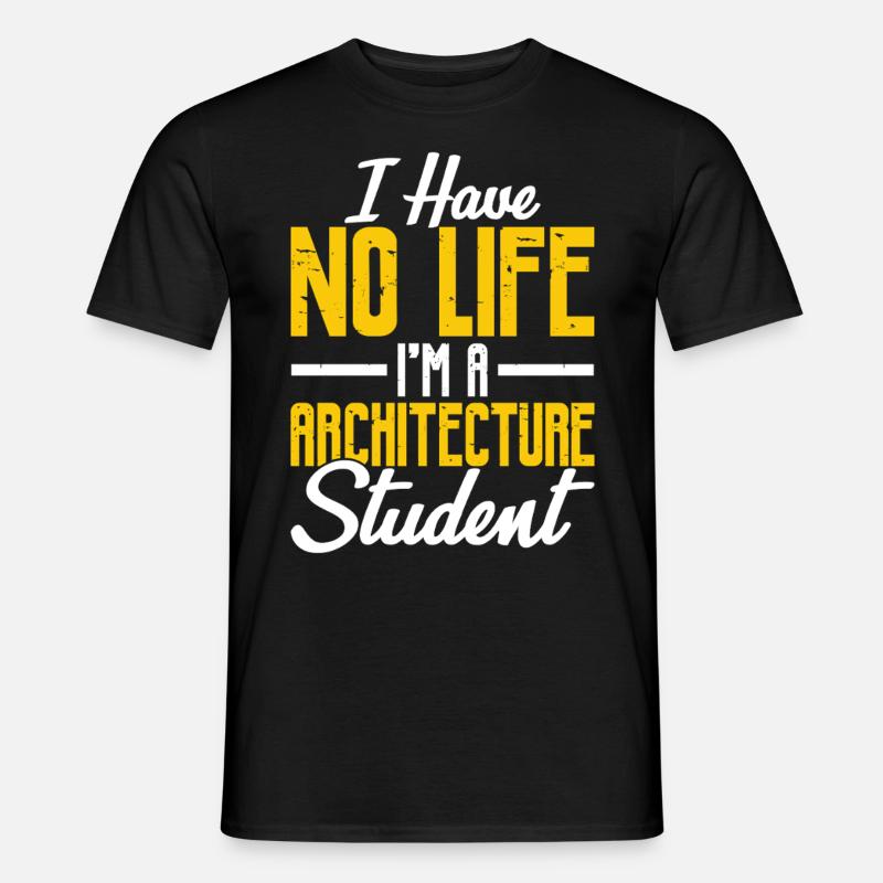 Architekt - Männer T-Shirt - Schwarz