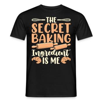 Boulangerie Boulangerie Boulangerie - T-shirt homme - noir - Devant - AI Model Male 178 light (178cm)