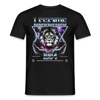 1994 Birthday Legend Leo - Men's T-Shirt - black - Front - AI Model Male 178 light (178cm)