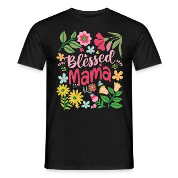 Mama - Männer T-Shirt - Schwarz - Vorne - AI Model Male 178 light (178cm)