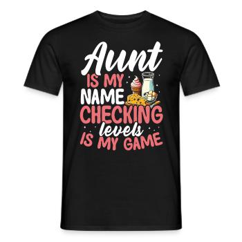 Tante intolérante au lactose Intolérance au lactose - T-shirt homme - noir - Devant - AI Model Male 178 light (178cm)